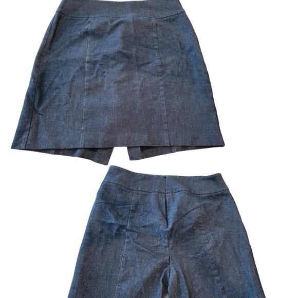 Banana Republic Dresses & Skirts - Banana Republic Blue Stretch Denim Mini Skirt